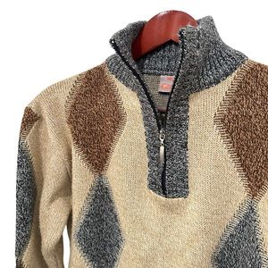 MGR Moda Gerace Wool Zip Neck Sweater